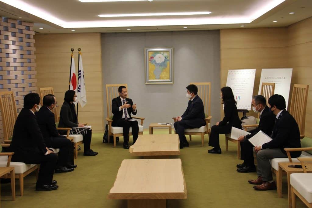 【ご報告】川崎市長表敬訪問(第6回糸賀一雄記念未来賞受賞の報告)