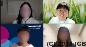 Technovation Girls 2026参加チームより石川理事がオンライン取材を受けている様子
